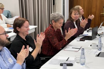 Picture of meeting during Stockholm summit